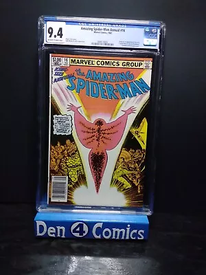 Buy Amazing Spider-Man Annual 16 (10/82) CGC 9.4 Newsstand 1st Monica Rambeau • 106.64£