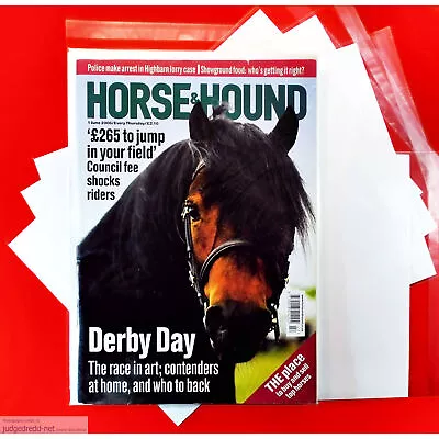 Buy Horse & Hound Magazine Bags And Backing Boards Size7 Fits A4 X 10  . • 11.99£