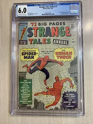 Buy Strange Tales Annual 2 Cgc 6.0 Fn O/w-white Pgs 1963 4th Spidey Lee, Kirby Ditko • 672.02£
