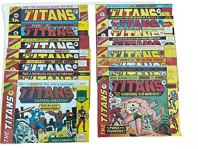 Buy Marvel Comics UK - The Titans (1976) Bundle - 15 Comics Issues 11 - 26 • 7£