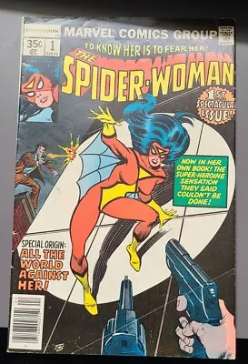 Buy Spider-Woman #1 (Marvel Comics 1978) NM Origin & 1st Solo Series  • 9.48£