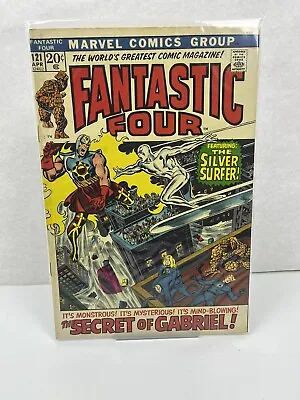 Buy Fantastic Four # 121 - Death Of Gabriel, Silver Surfer Appearance FN • 25.30£