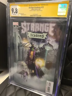 Buy Strange Academy #15~First Gaslamp Cover~CGC SS 9.8 SIGNED Humberto Ramos IN HAND • 197.82£