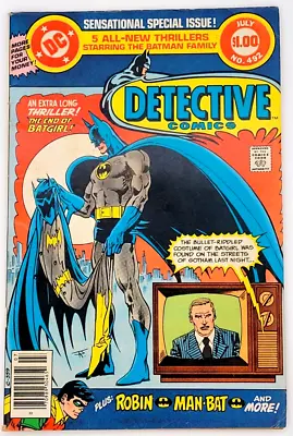 Buy Detective Comics #492 (1980) / Vf- / Batman Man-bat Robin Bronze Age Dc Comics • 11.89£