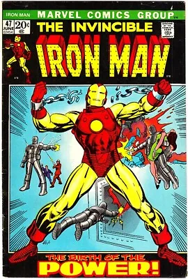 Buy IRON MAN #47 VG+ Signed Barry Windsor-Smith  Why Must There Be An Iron Man  1972 • 119.14£