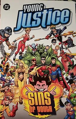 Buy Young Justice Ser.: Sins Of Youth By Peter David (2000, Trade Paperback) • 8.66£