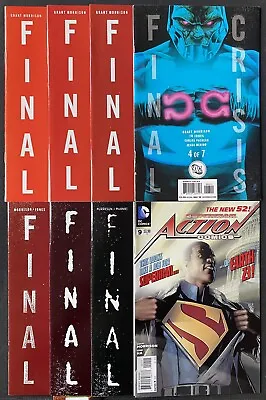 Buy Final Crisis #1 2 3 4 5 6 & 7 Plus Action Comics #9 Calvin Ellis VF/NM Condition • 47.95£