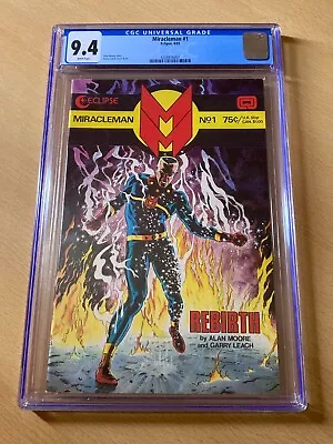 Buy Miracleman 1 (1985) – Eclipse Comics Key - CGC 9.4 NM • 59£
