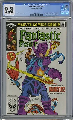 Buy Fantastic Four 243 Cgc 9.8 Galactus Terrax Doctor Strange Spider-man John Byrne • 668.92£