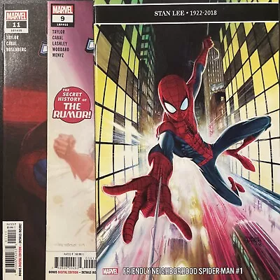 Buy Friendly Neighborhood Spider-Man #1 9 & 11 (Marvel) Lot Of 3 Comics • 3.99£