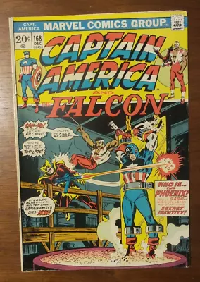 Buy Captain America #168 (1973) 1st Appearance Of Baron Zemo II • 17.98£