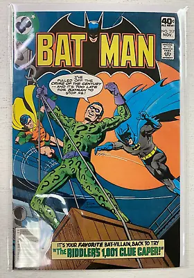 Buy Batman #317 Newsstand DC 7.0 Riddler Dick Giordano Cover (1979) • 31.31£
