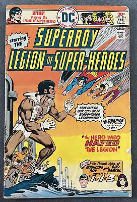 Buy Superboy Legion Of Super Heroes #216 1st App Tyrco Grell Art VG Cond • 2.21£