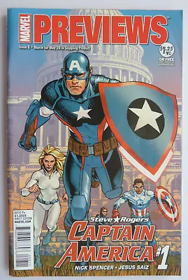 Buy Marvel Previews #8 - Captain America March For May 2016 VF- 7.5 • 6.99£