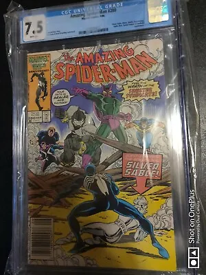 Buy Amazing Spider-Man #280 CGC 7.5 (Sep 1986, Marvel) Tom DeFalco, Silver Sable App • 91.94£