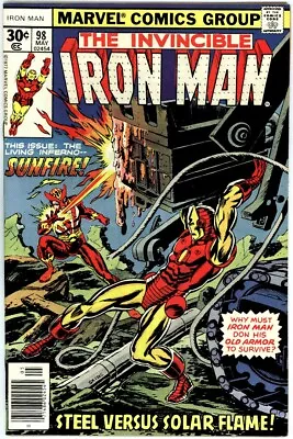 Buy Iron Man 98 Nm- 9.2 High Grade Sunfire George Tuska Marvel Bronze Age 1977 Bin • 12.04£