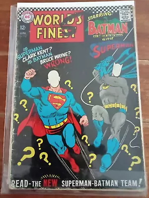 Buy World's Finest Comic #167 June 1967 (GD-) Silver Age Superman & Batman • 2£