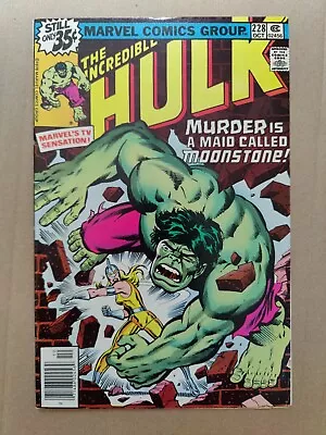 Buy Marvel THE INCREDIBLE HULK (1978) #228 FN Midgrade KEY 1ST MOONSTONE • 14.98£