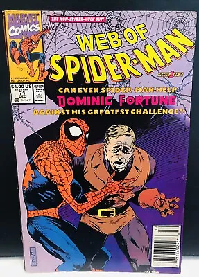 Buy WEB OF SPIDERMAN #71 Comic , Newsstand Low Grade • 1.59£