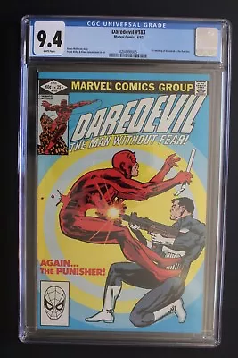 Buy Daredevil #183 1st PUNISHER Meeting And Battle 1982 Drugs-s FRANK MILLER CGC 9.4 • 63.54£