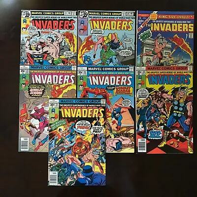 Buy Invaders #21, 23, 25, 32, 33, 39, & Annual #1 | 1975 Marvel Comics Schomburg • 35.74£