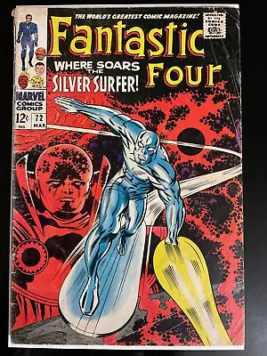 Buy FANTASTIC FOUR #72 Marvel Comics 1968 Silver Surfer Low Grd Stan Lee Jack Kirby • 59.27£