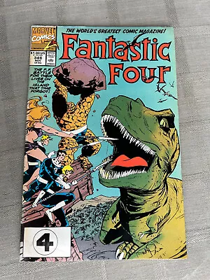 Buy Fantastic Four Volume 1 No 346 1990 IN Good Condition/Fine • 10.14£
