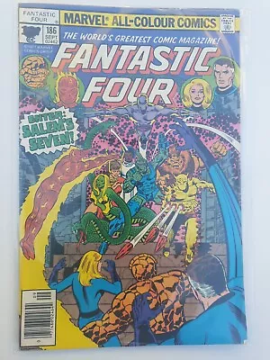 Buy Fantastic Four #186. (Marvel Comics 1977) VG+ Condition Rare Bronze Age Classic. • 0.99£