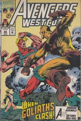 Buy West Coast Avengers # 92 - Marvel Comics - Good - Comic • 5.99£