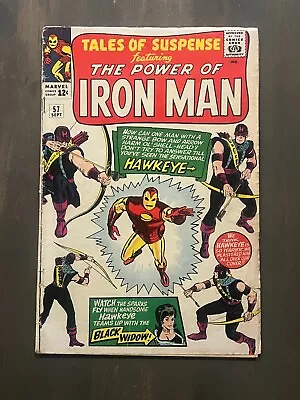 Buy 💥 Tales Of Suspense # 57 1964 1st Appearance & Origin Of Hawkeye 12¢ Marvel 💥 • 308.66£