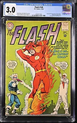 Buy Flash 140 11/63 D.C. Comics CGC 3.0 OFF-WHITE PAGES • 102.73£