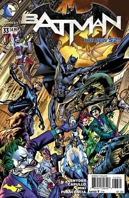 Buy Batman (New 52) #33 - 75th Anniversary Bryan Hitch Variant - DC Comics • 4.50£