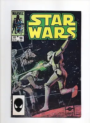 Buy Star Wars #98 1985 Marvel Comics Sienkiewicz Painted Cover Fine See Scans • 5.52£