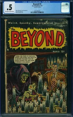 Buy Beyond 3 Cgc 0.5 Oww Pages 1951 Centerfold Missing Eerie Weird Spooky C1 • 95.93£