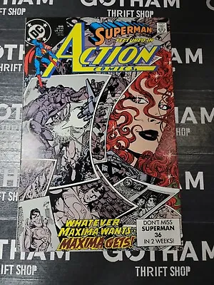 Buy Action Comics #645 - My Lady Maxima!  1st Appearance Of Maxima!  Superman  • 5.16£