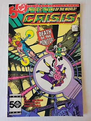 Buy 1985 DC Comics Crisis On Infinite Earths Issue #4 July Death Of The Monitor • 10.73£