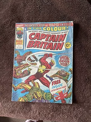 Buy Marvel Captain Britain #1 Comic • 55£