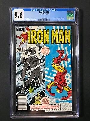 Buy Iron Man #194 CGC 9.6 (1985) - RARE Newsstand Edition - 1st App Of The Scourge • 159.90£