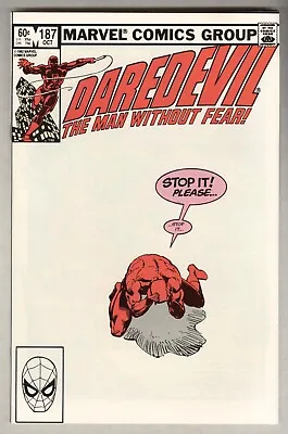 Buy Daredevil #187 October 1982 NM Frank Miller • 19.98£