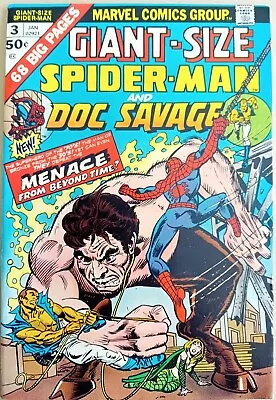 Buy Giant-Size Spider-Man 3 - FN/VFN (7.0) - Marvel 1975 - 50 Cents Giant Doc Savage • 19.99£