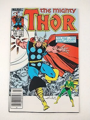 Buy The Mighty Thor #365 NEWSSTAND 1st Full Throg NM (1986 Marvel Comics) Frog 9.4 • 19.76£