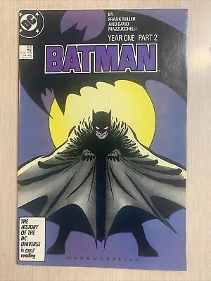 Buy Batman 405 Vf/nm White Pages 1987 Frank Miller • 20.88£