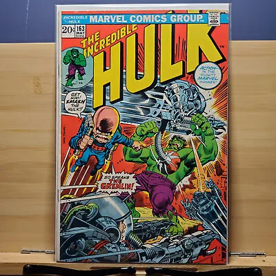 Buy The Incredible Hulk, Vol. 1 #163 (1973) 1st Gremlin Herb Trimpe Cover • 16.09£