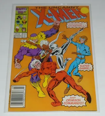 Buy Uncanny X-Men #215 Marvel 1987 Newsstand • 3.93£