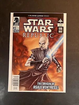 Buy Star Wars Republic 60 NEWSSTAND Origin Of Asajj Ventress Clone Wars NM- • 31.78£