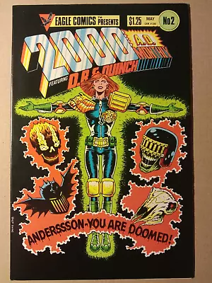 Buy 2000AD JUDGE DREDD #2  Eagle Comics May 1986. • 4.99£