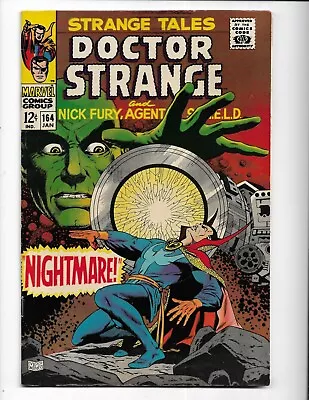 Buy Strange Tales 164 - F/vf 7.0 - Doctor Strange - Nick Fury - Sternako Art (1968) • 30.38£