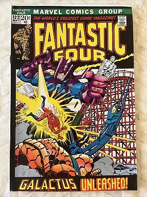 Buy Fantastic Four #122 Galactus Silver Surfer Marvel Comics 1972 • 10.43£