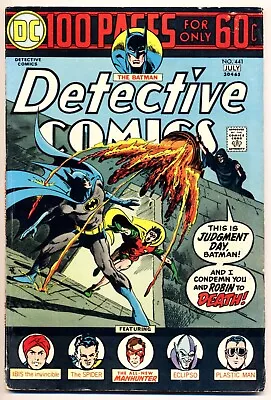 Buy DETECTIVE COMICS #441 VG, 100-Page Giant, 1st App Lt (Harvey) Bullock, DC 1974 • 15.81£