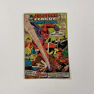 Buy Justice League Of America #64 1968 GD/VG 1st Silver Age Red Tornado Pence Stamp • 30£